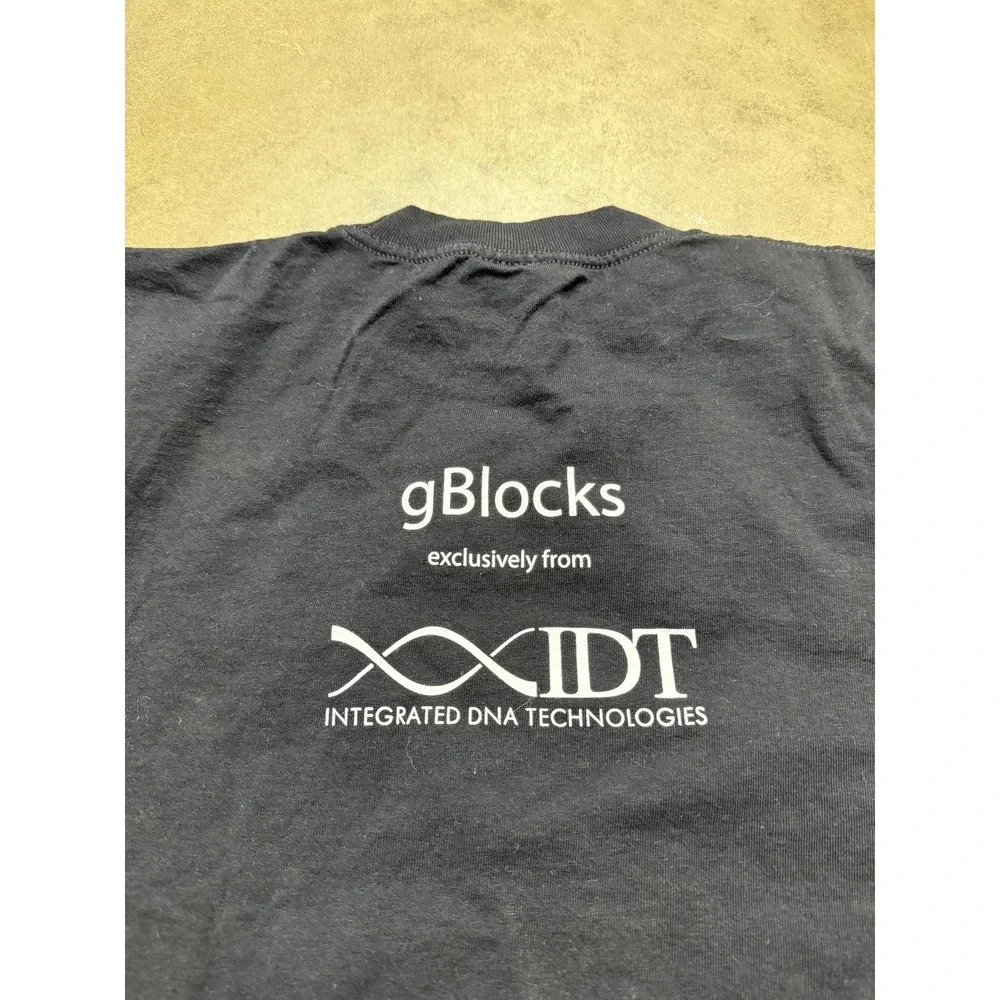 Vintage Pablo Picasso Integrated DNA Technologies Shirt Men Medium Black gBlocks - Picture 5 of 6